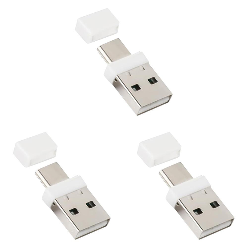 1-5Pcs Double Headed Mouse Jiggler USB Type C 2 In 1 Undetectable Mouse Shaker Driver-Free Plug and Play Automatic Mouse Wiggler