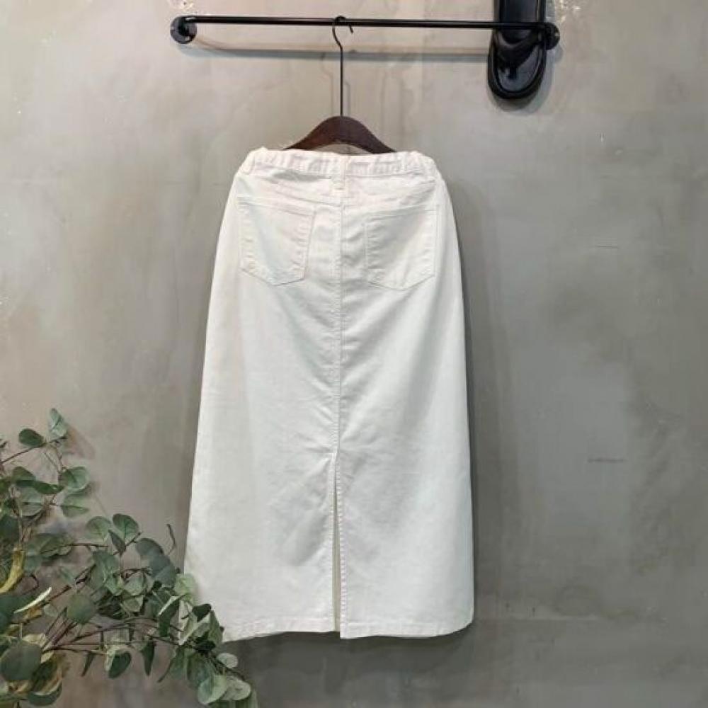 C S In The Room Noka StrIng Cotton Long Skirt 2Color