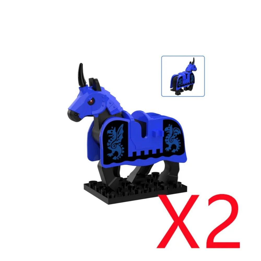 

3-8СМ Строительная игрушка Средневековая военная архитектура Строительные блоки Персонаж Рыцарь Боевой конь Щит Конь Веревка Седло Креативные аксессуары Подарок Игрушка