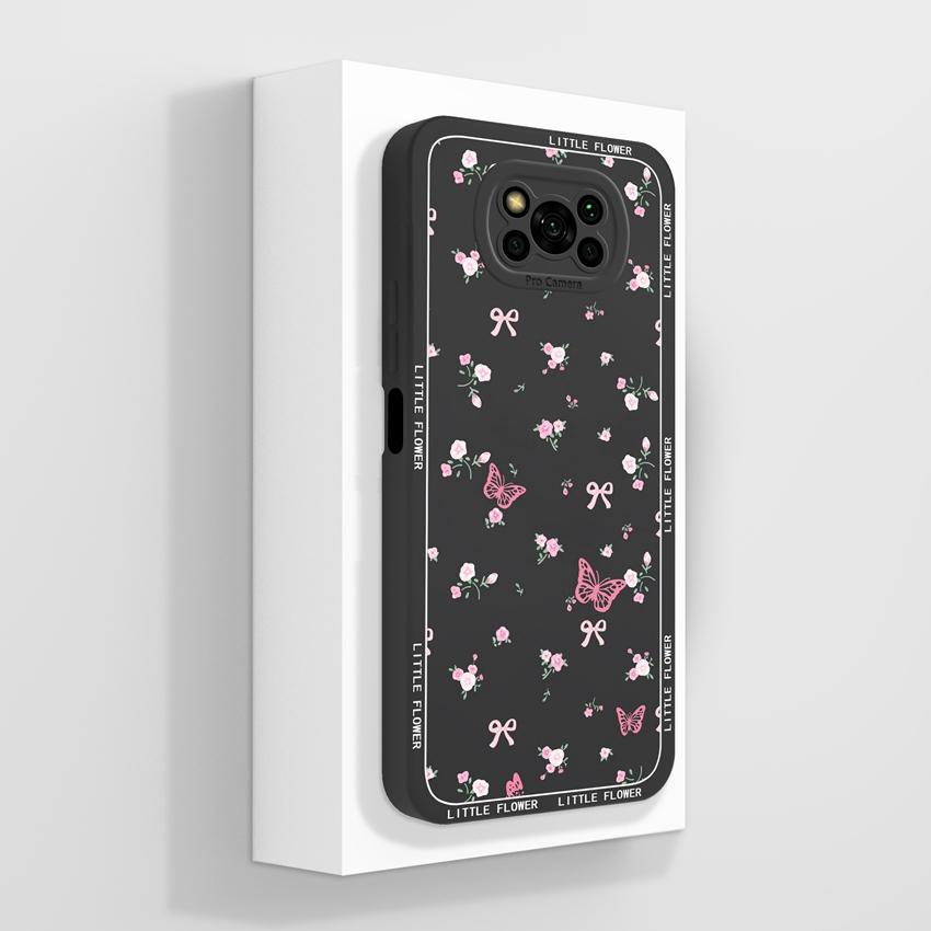 Phone Case For Xiaomi Poco X3 X5 X6 X7 C40 C50 C51 C55 C71 C75 Cute Cat Soft Covers Lens Protection Liquid Silicone Anti Slip Shell For Xiaomi Housing
