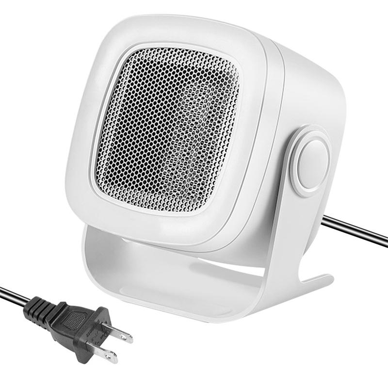 

Настольный электрический мини-нагреватель с регулируемым термостатом, керамическим элементом PTC, небольшой портативный электрический обогреватель для рук и ног, теплый воздух us