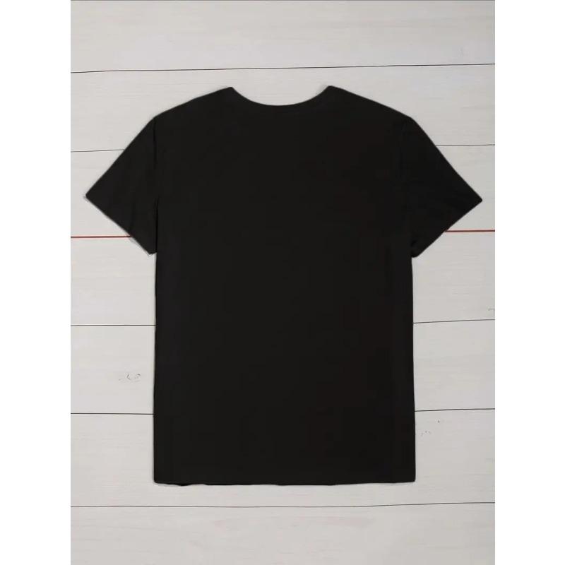 Damen Übergröße Rundhals Kurzarm T-Shirt Blumen Fahrrad Druck Lässiges Mode Oberteil