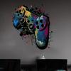 Naklejki Ścienne Graffiti Kontrolery do Gier i Naklejki Dekoracyjne, Idealne Prezenty do Pokojów Esports, Sypialni Chłopięcych, Dekoracji Domu