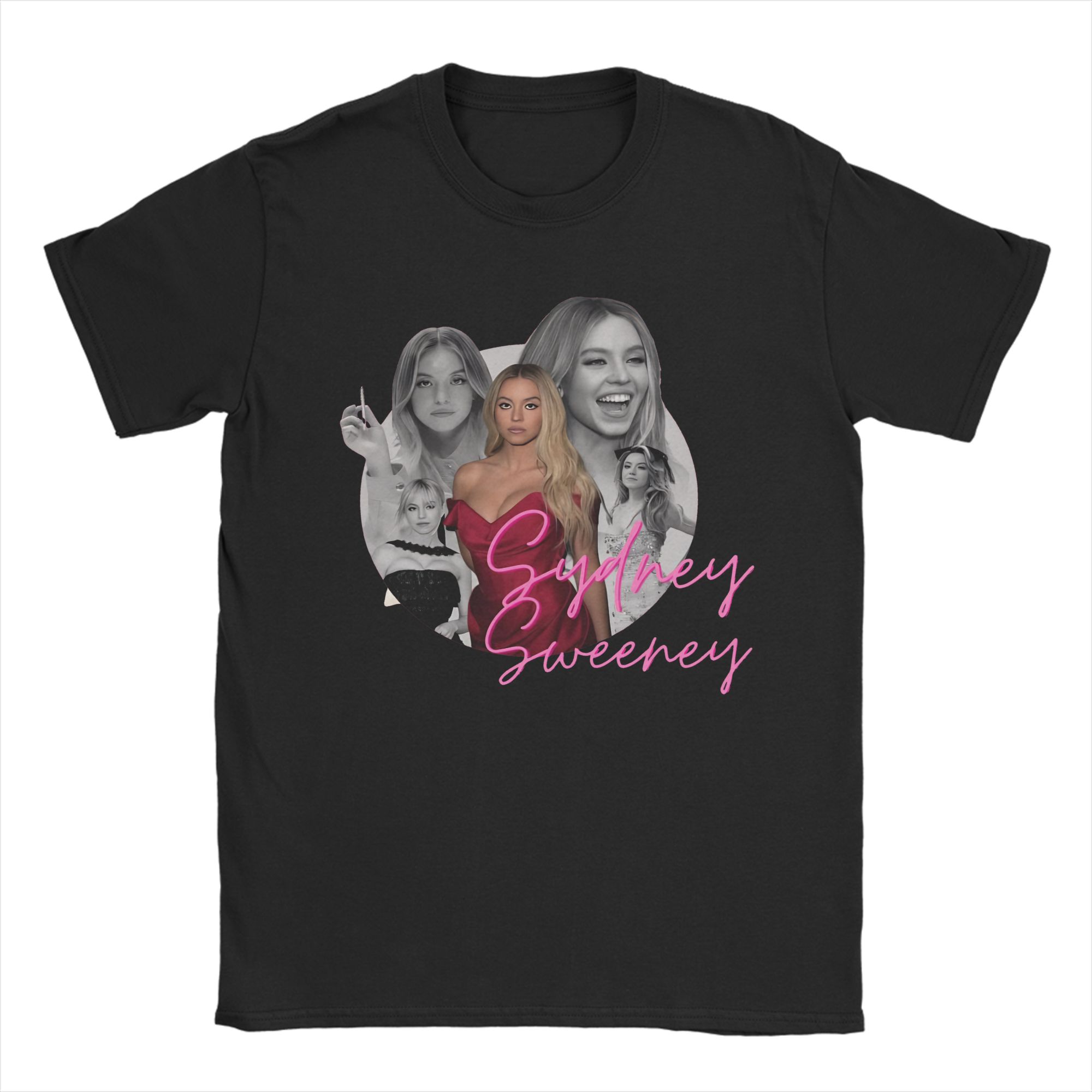 

Mens Womens Sydney Sweeney T Shirt Pure Cotton Printed T-Shirt Clothing Outfits 4XL