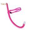 Snorkel Training Tube for Lap Swimming Diving Snorkel Breathing Tube with Headband Liquid Silicone Mouthpiece Snorkel Tube for Adult Kids