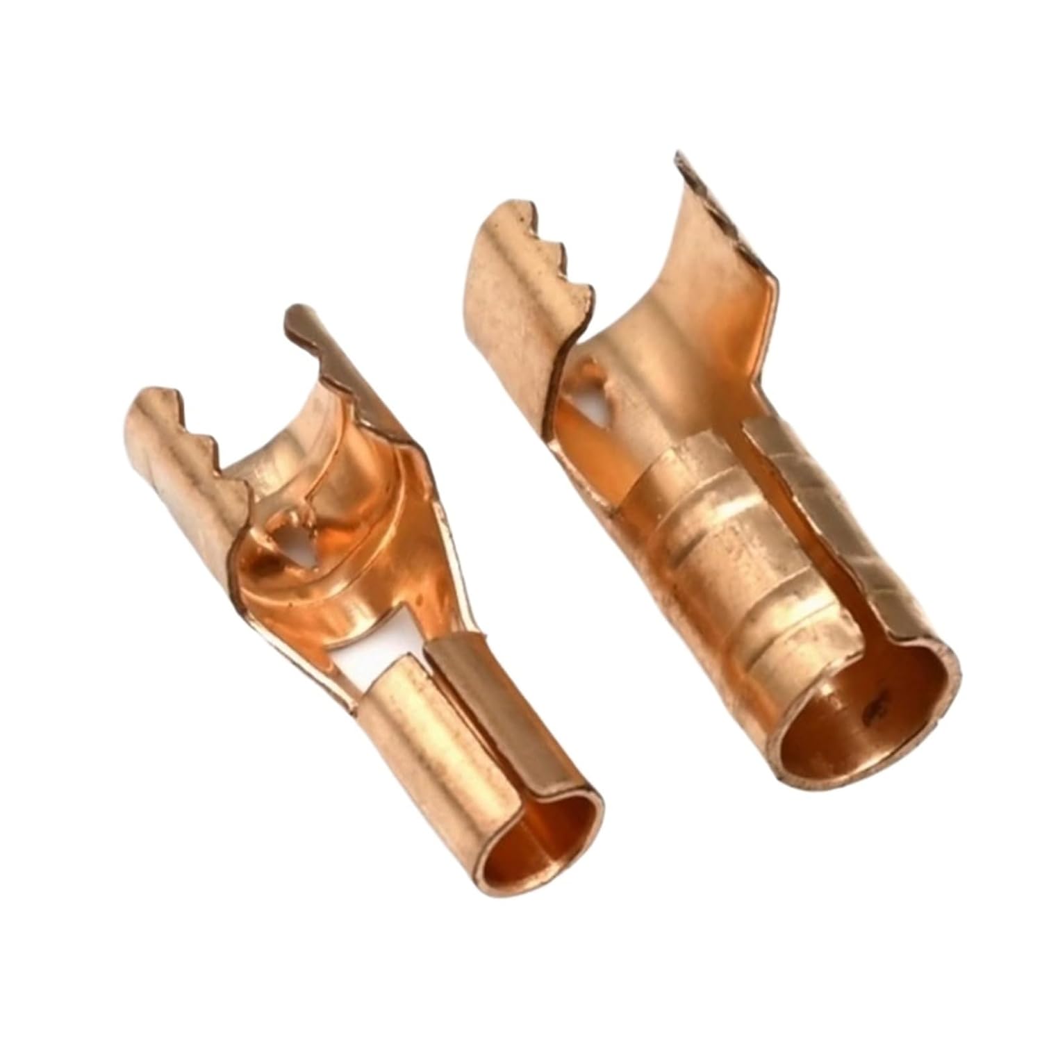 

10pcs 4mm/6mm Crimp Wire Terminal Ignition Coil Copper Connector Plug Contact pin Burner Joint Electrode Spark Parts(Length19mm 4mm)