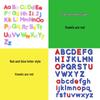 English Alphabet Magnet Tiles: Uppercase & Lowercase Letter Stickers for Kids' Education