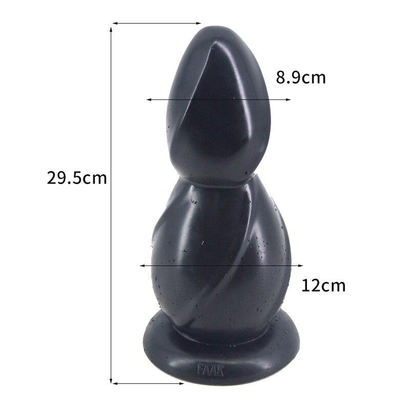 29.5cm Huge Anal Plug Masturbator Dildo Fisting Sex Toy Realistic Cock Vibrator BDSM Femdom PVC