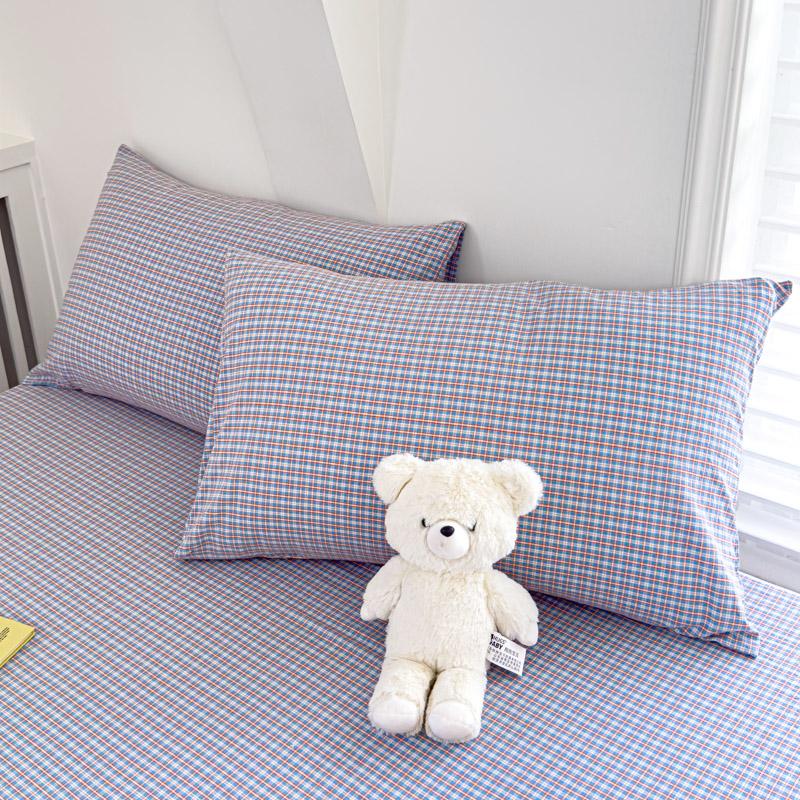 2pcs Pillowcase 100% Cotton Pillow Cover Stripe Style Pillowsham 48x74cm Pillow Case Home Bed Soft Pillowslip Fundas De Almohada