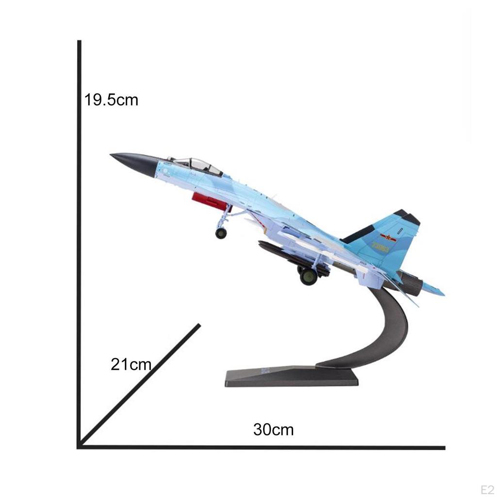 1/72 SU35 Airplane Diecast Model Simulation Retro Plane Gift Ornament Alloy Helicopter for Cafe Home