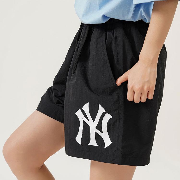 New MLB New York Yankees Shorts Unisex Black 3ASMB0323-50BKS