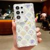 Ladybug Flowers Print Phone Case For Samsung Galaxy A55 A56 A54 A36 A15 A26 A16 S25 Edge S24 S22 Ultra S23 FE Diamond TPU Cover