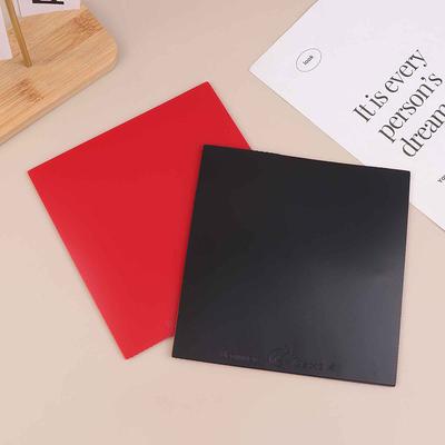 1 PIEZA Goma de Tenis de Mesa Esponja de Alta Elasticidad Goma Invertida No Pegajosa para Spin y Control Opciones Azul Rojo Negro