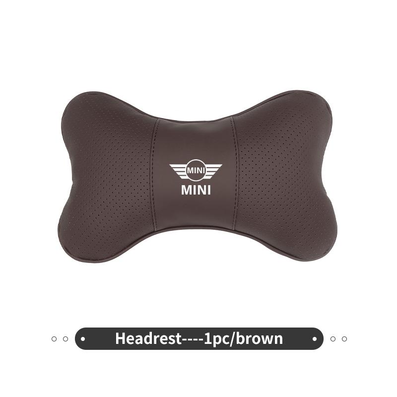 

Car Seat Neck Pillow Headrest Lumbar Support Waist Cushion For MINI Cooper One JCW Clubman Countryman R55 R56 F55 F56