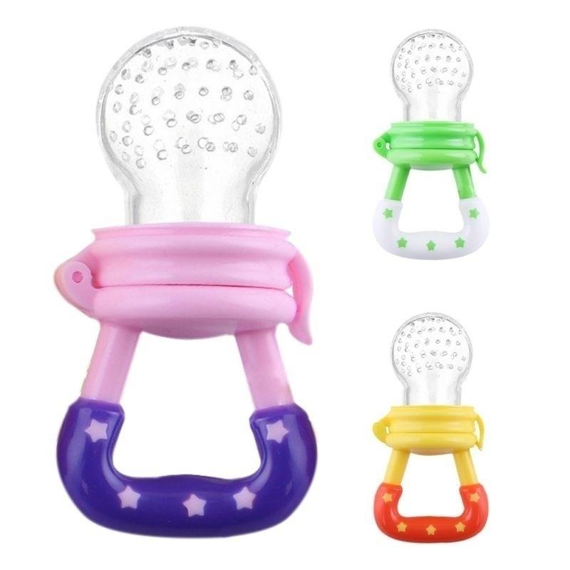 2er-Pack Baby-Fruchtsauger – Weicher Silikon-Babysauger mit Griff zur Fütterung mit frischem Obst und Lebensmitteln