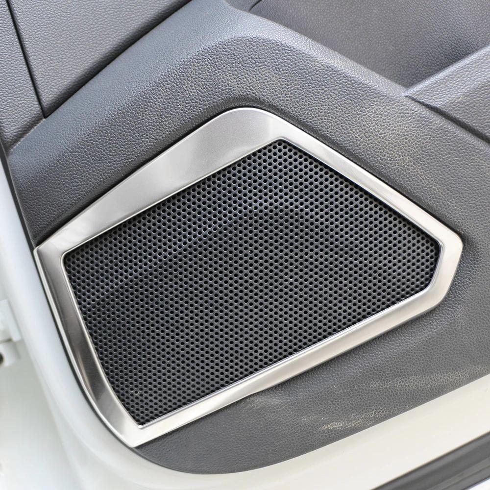 For Volkswagen VW T-Roc TROC 2018 - 2025 Door Stereo Speaker Cover Audio Frame Sticker Decoration Trim Interior Accessories