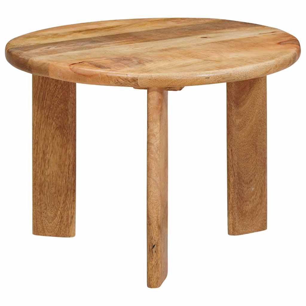 Nesting Coffee Tables 2 Pcs Brown Ø 50 X 40 Cm Solid Mango Wood
