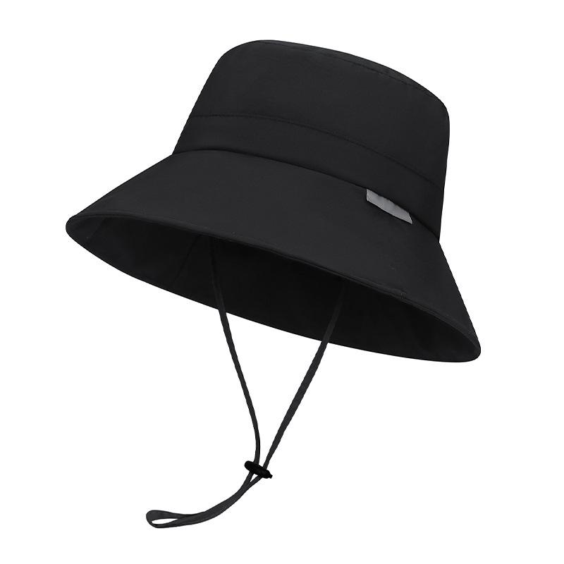 New Waterproof Reflective Bucket Hats For Women Men Outdoor Drawstring Cap Panama Sunhat Hiking Fishing Hat Fisherman Caps