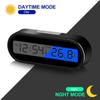 Mini Car Clock Thermometer LCD Digital Backlight Electronic Auto Clocks Car Inside Outside Temperature Electronic Car Time Watch