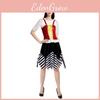 Stylové šaty Pirát z Karibiku pro ženy Ideální pro Halloween a Cosplay s fantasy prvky