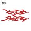 DIY Flame Vinyl Decal Sticker Waterproof For Car Motorcycle Gas Tank Fende