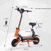 EU Warehouse GT08 2025 New 5600W Dual Motor Electric Scooter 60V 27AH Max Speed 65~75km/h LCD Display 11 inch Tyres Max Range 80