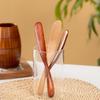 Butter Knife Solid Wood Curved Handle Butter Jam Mix Fillings Scrape Batter Butter Spreader Kitchen Tool