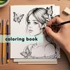 Floral Fantasy Colouring Books for Teens Adults Creative DIY Gift Color Book