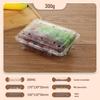 Portable Disposable Transparent Plastic Rectangular Fruit Packaging Box with Lid