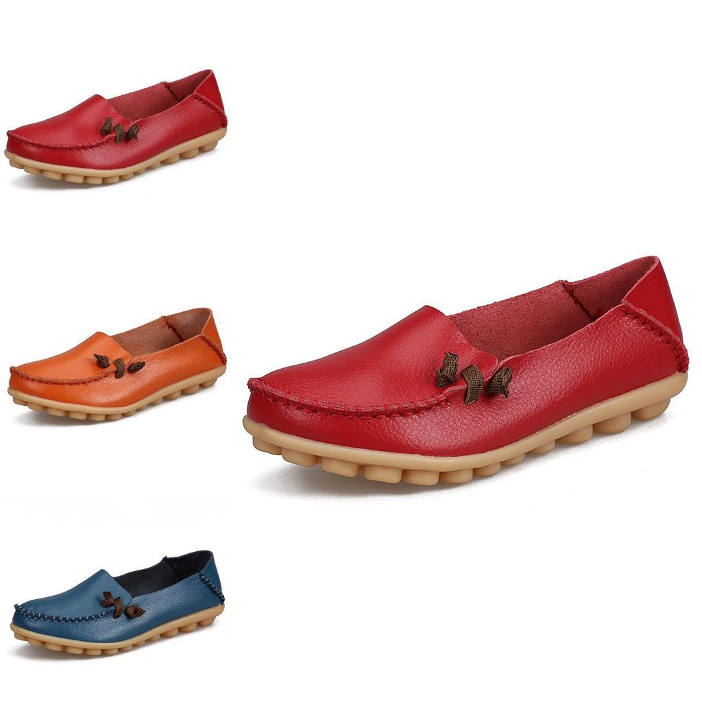 Stylish Women's Casual Loafers Driving Peas Moccasin Leather Flats Shoes Collection