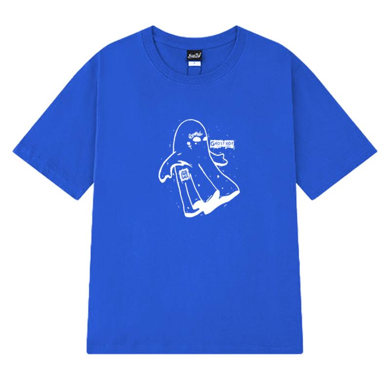 2025 New in Lil Peep song Ghost Boy printed short sleeve T-shirts Men Women harajuku Hip Hop streetwear Unisex Cotton T shirt