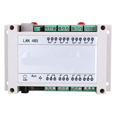 RJ45 TCPIP Fernbedienungsmodul 8?Kanal-Relais-Schalter 250VAC 10A (Weiß)