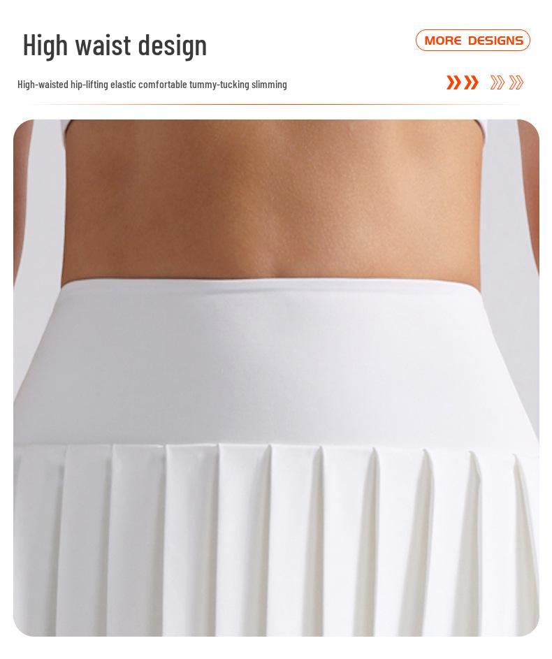 Women's High Waist Pleated Skirt for Running, Tennis, Golf, and Yoga - 2025 Spring/Summer Collection