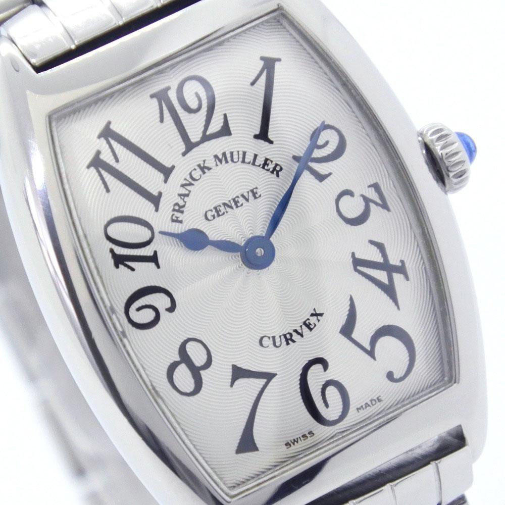 Franck Muller Orologi Tonocar Vex 1752QZ Quadrante Argento Acciaio Inossidabile Quarzo Analogico Donna Usato
