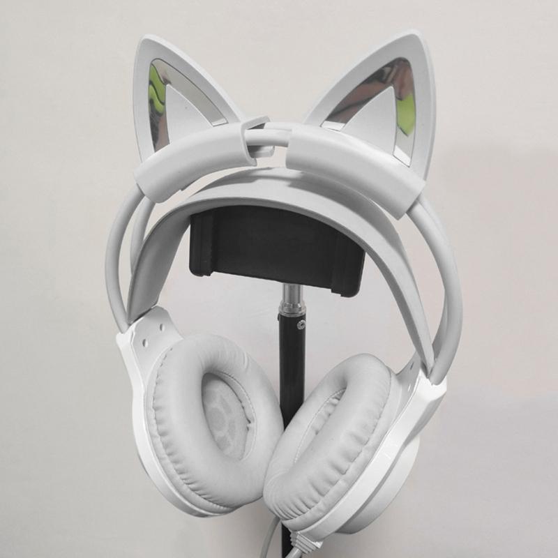 Adorable Cats Ear Silicone Decorations Silicone Attachments Perfect For Personalizing Headband Headphone Unique Look