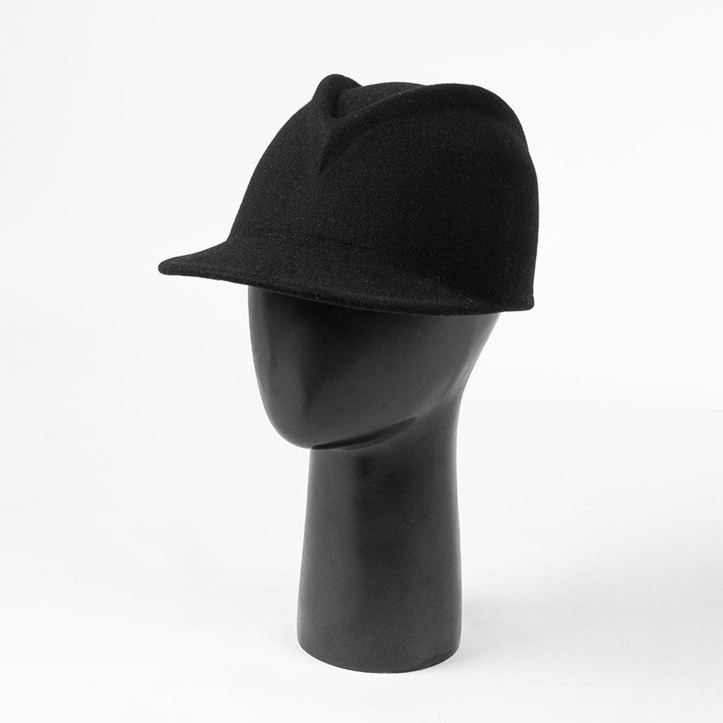 Soft Wool Equestrian Hat Breathable Elegant Hat Wool Felted Cycling Hat for Equestrian Training and Daily Wear