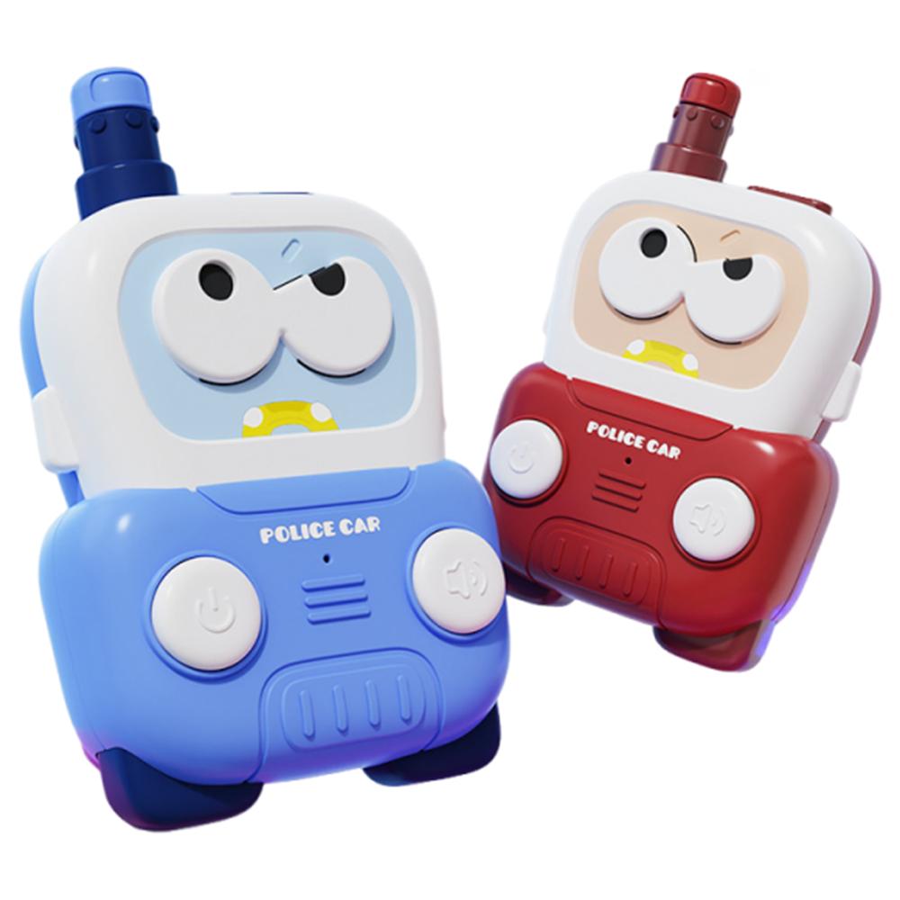 2Pcs Car Styling Portable Wireless Walkie-Talkies Cartoon Parent-child Intercom Machine  Boy/Girl
