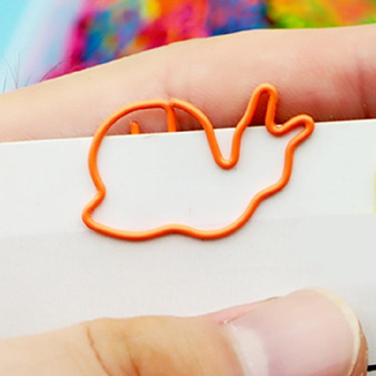 Creative Quality Metal Snail Shaped Paper Clips, Set Of 100 Multifunctional Office School Document Craft Accessories