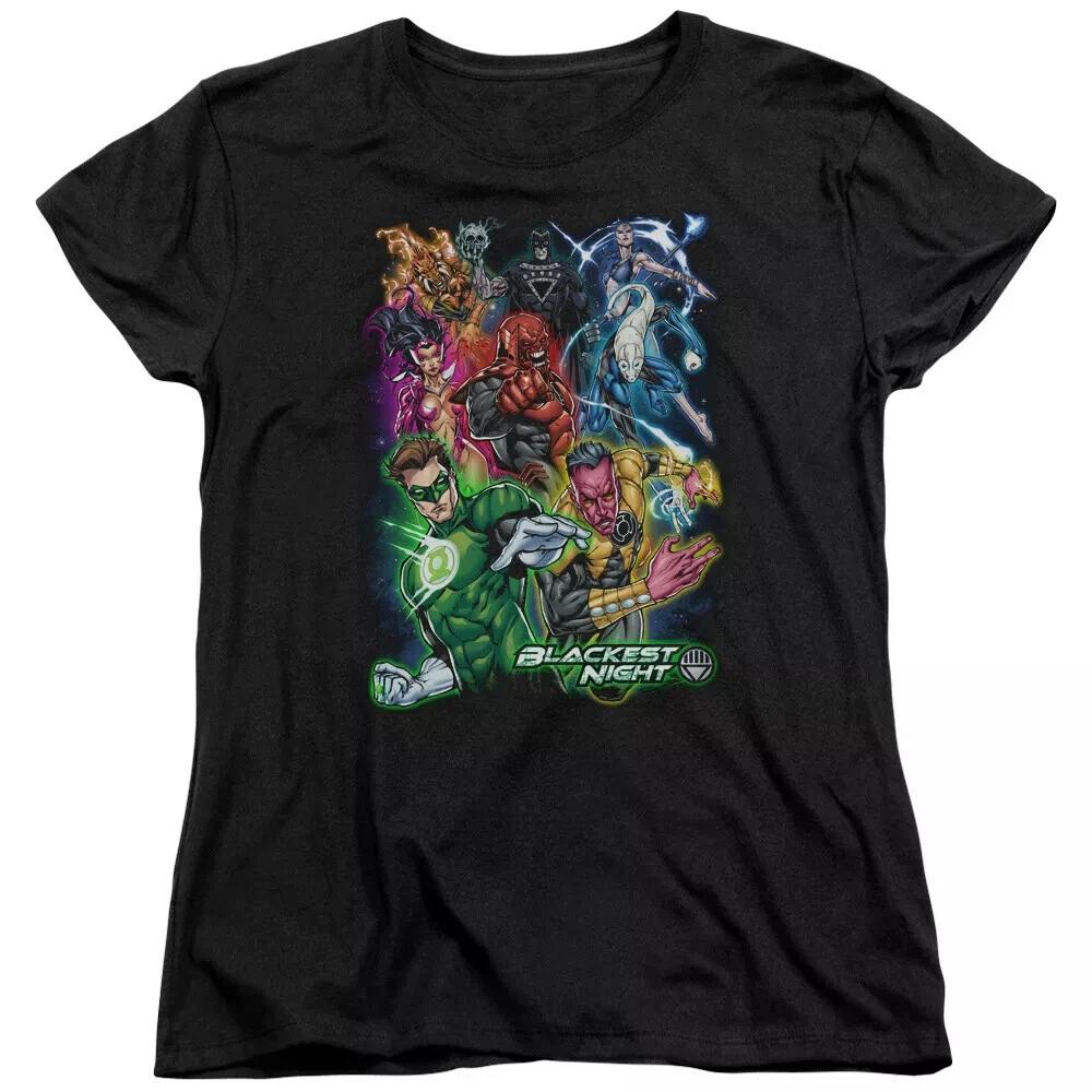 

Green Lantern Blackest Group Women s T-Shirt 4XL