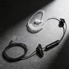 Einzelner In-Ear-Kopfhörer mit 3,5-mm-Mikrofon, Hohlrohr-Design für Smartphones, Fahren und Sport