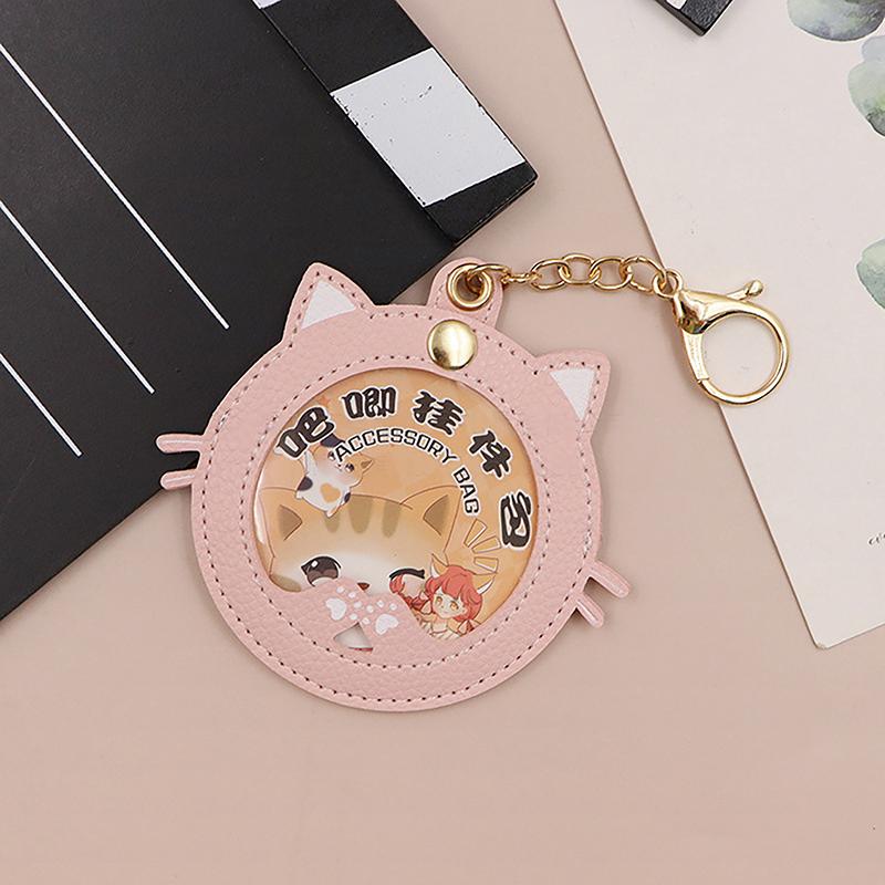 New Cat Shape Ita Bag Pins Badge Protector Case For 58Mm Anime Badges Decoration Bag Accessories Pin Case Birthday Gift