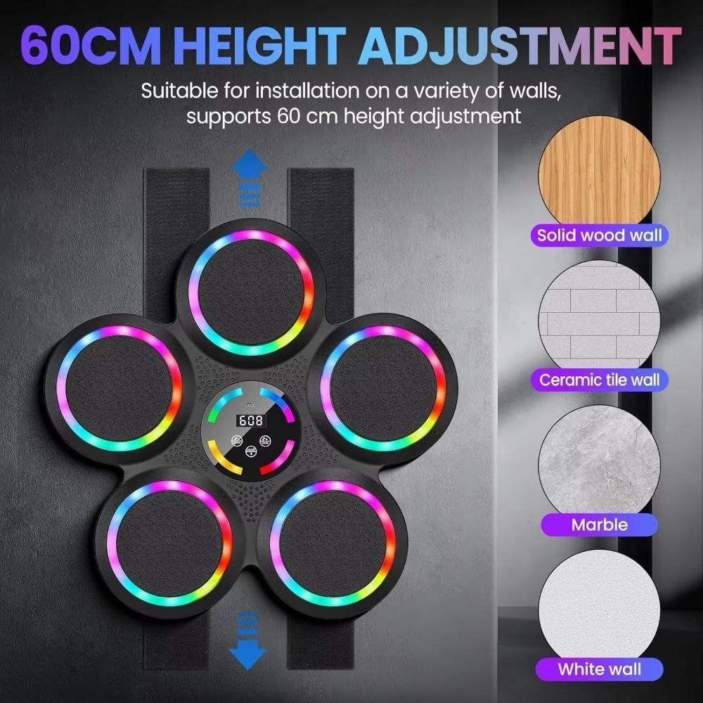 Wall Mounted Smart Music Boxing Machine Reaction Training Equipment  Home Exercise