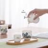 Qianli Jiangshan Portable Car Ceramic Tea Set