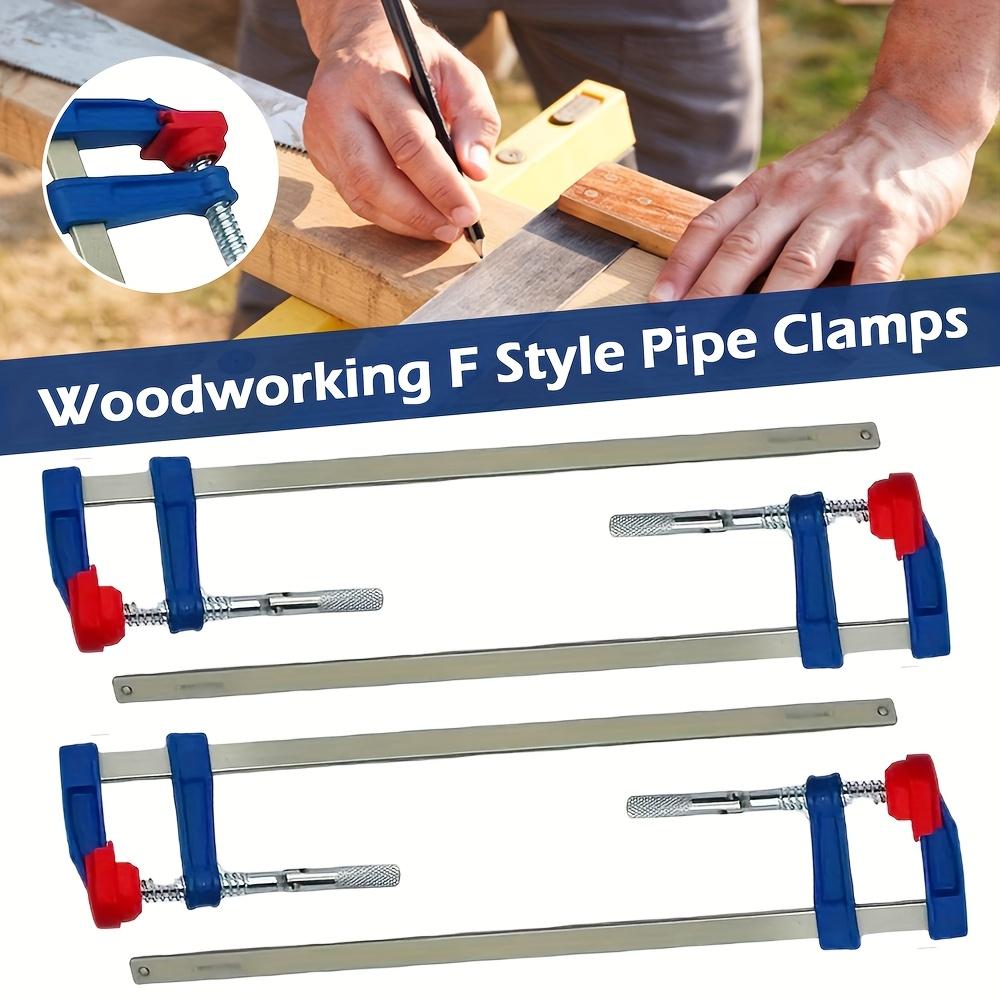 4Fast sliding piece F Model woodworking clamps12 Inch F Clamping bar clamp, quick sliding wooden clamp, easy to hold, quick adjustment of vise
