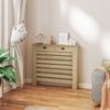 95.5H X 111Wcm Radiator Cover, with Drawer - Oak