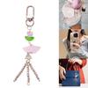 Fashionable Decorative Bead Pendant Chain Portable Fan Pendant Phone Accessory Fringe Phone Chain Hangings Decorations