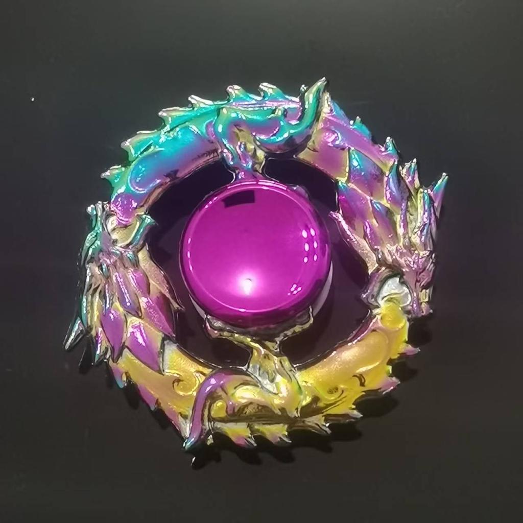 New Style Colorful Alloy Fidget Spinner Gradient Color R188 Mute Bearing Edc Metal Hand Spinner Adult Stress Relief  Fidget Toys