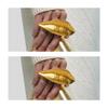 Exaggerated Metal Golden Plated Lips Shaped Adjustable Ring For Women Fashion Jewelry Accessories