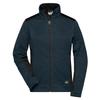James and Nicholson Womens/Ladies Knitted Work Fleece Jacket