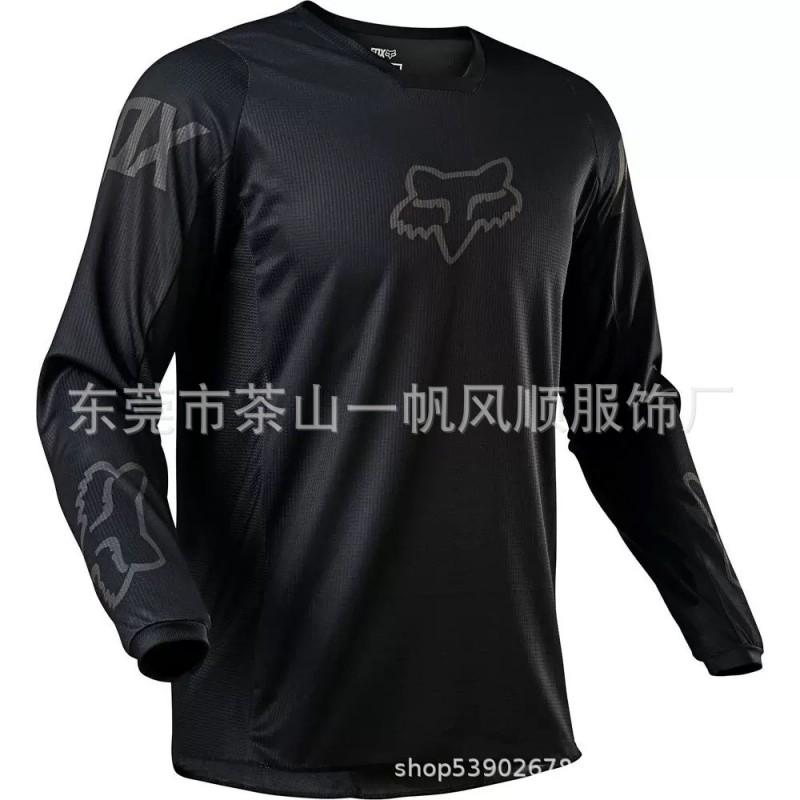 Mens Long Sleeve Cycling Jersey Mountain Bike Motocross Racing Wear Breathable Riding Apparel